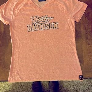 Women’s Harley Davidson pink T-shirt
